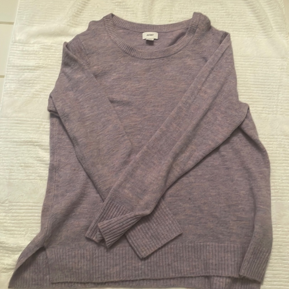 Old Navy purple heathered sweater
